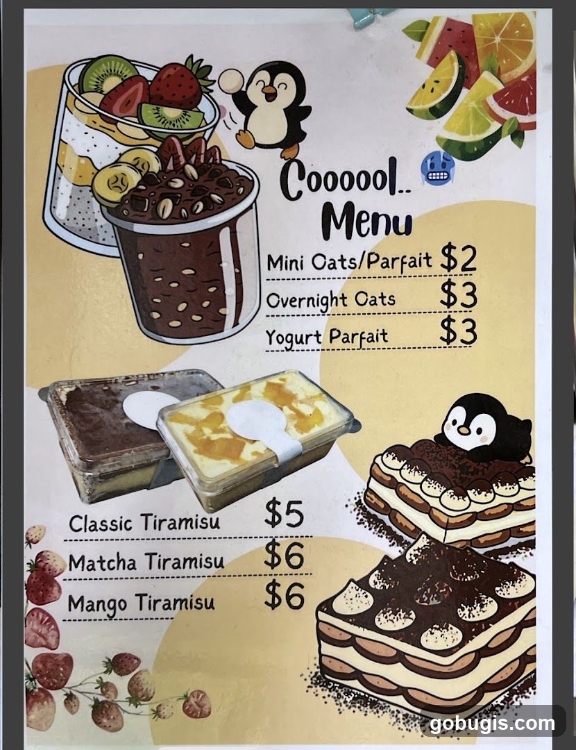 Coooool.. Menu