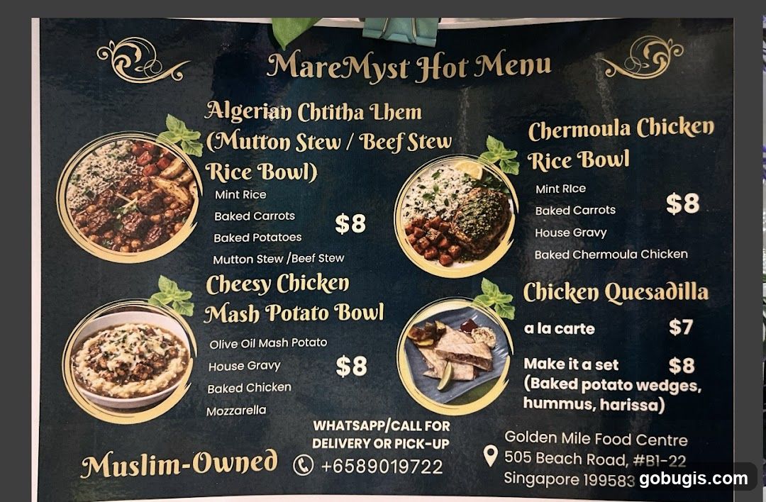 MareMyst Hot Menu
