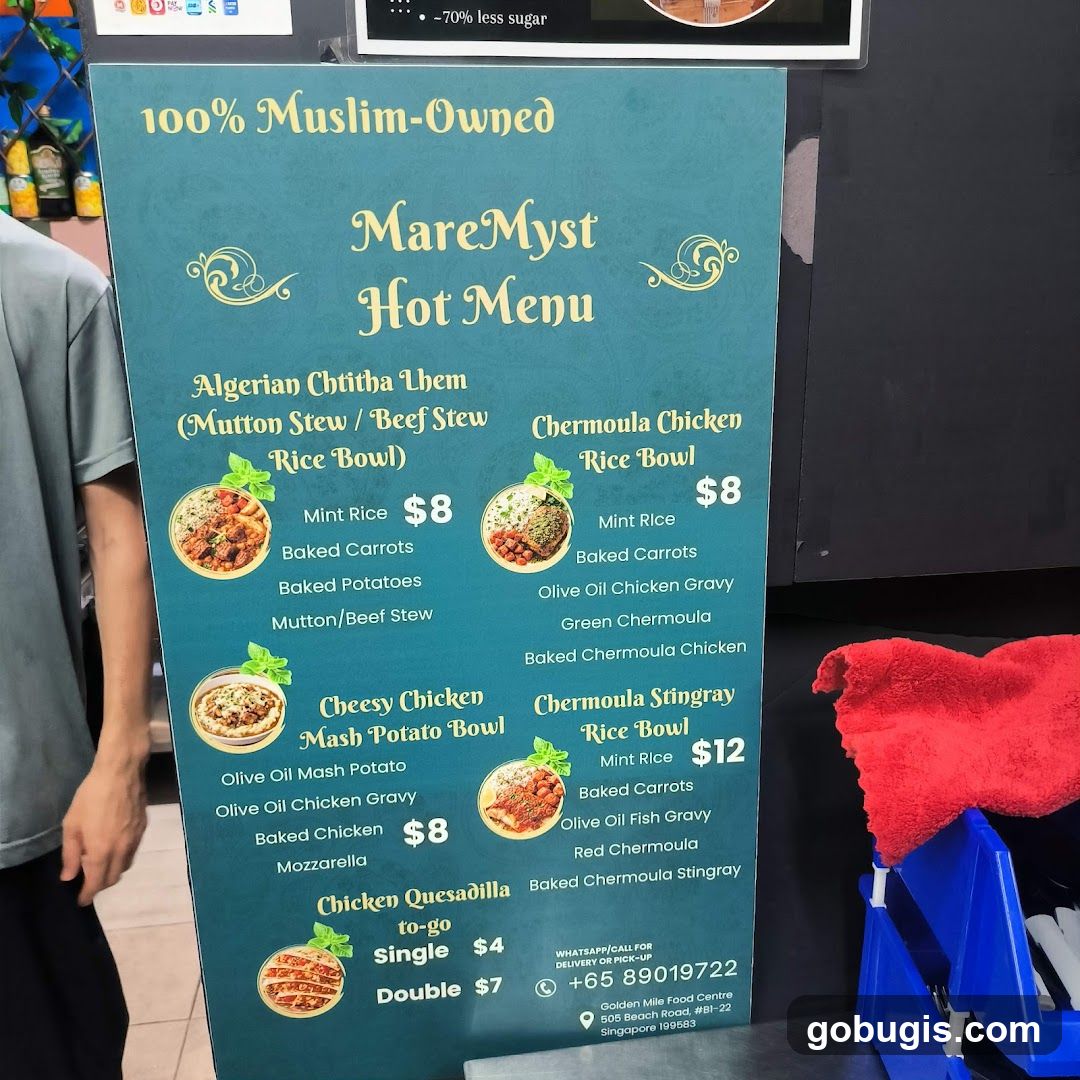 MareMyst Hot Menu