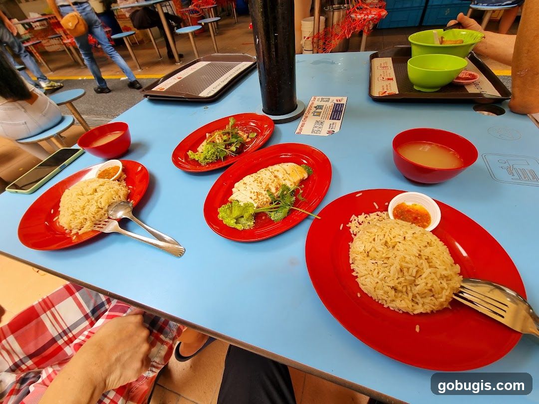 Hainanese Chicken Rice Meal