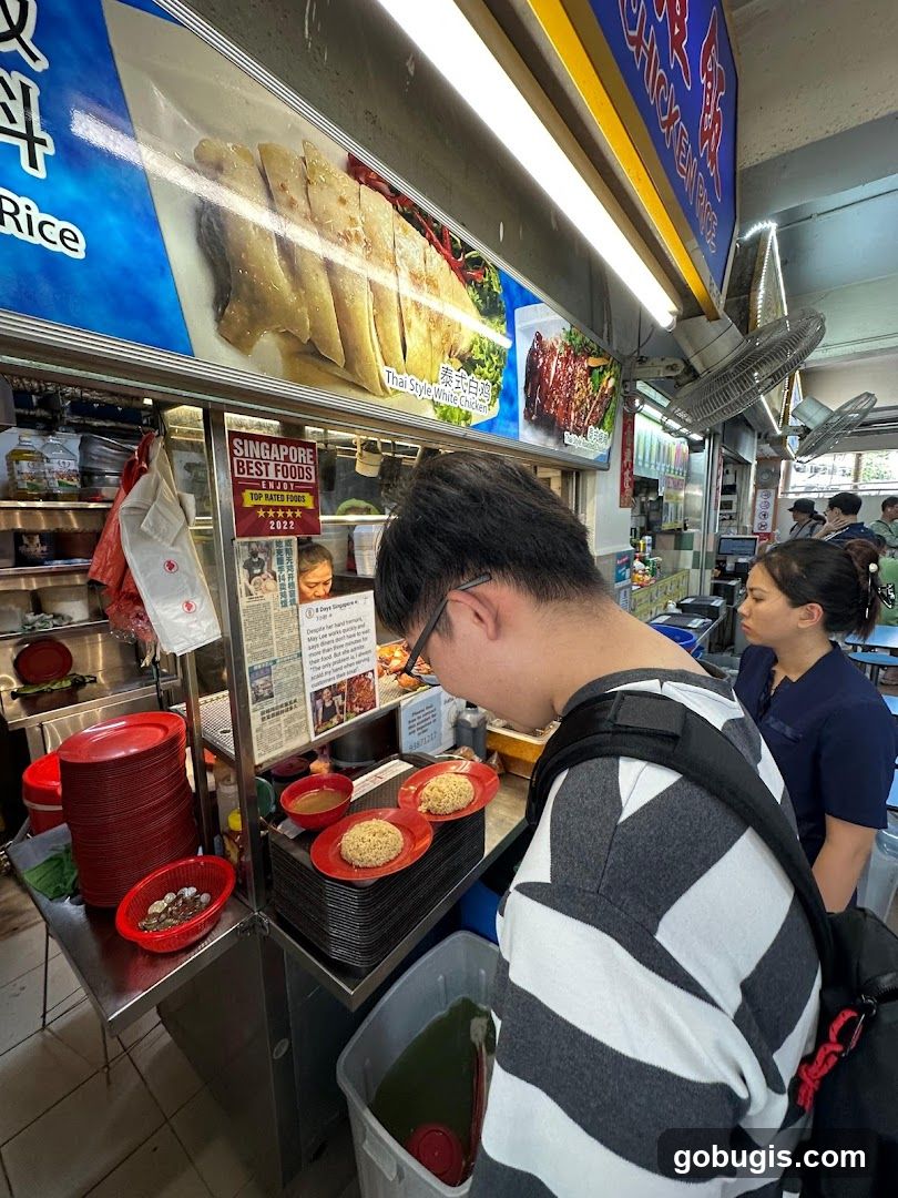 Chicken Rice Stall