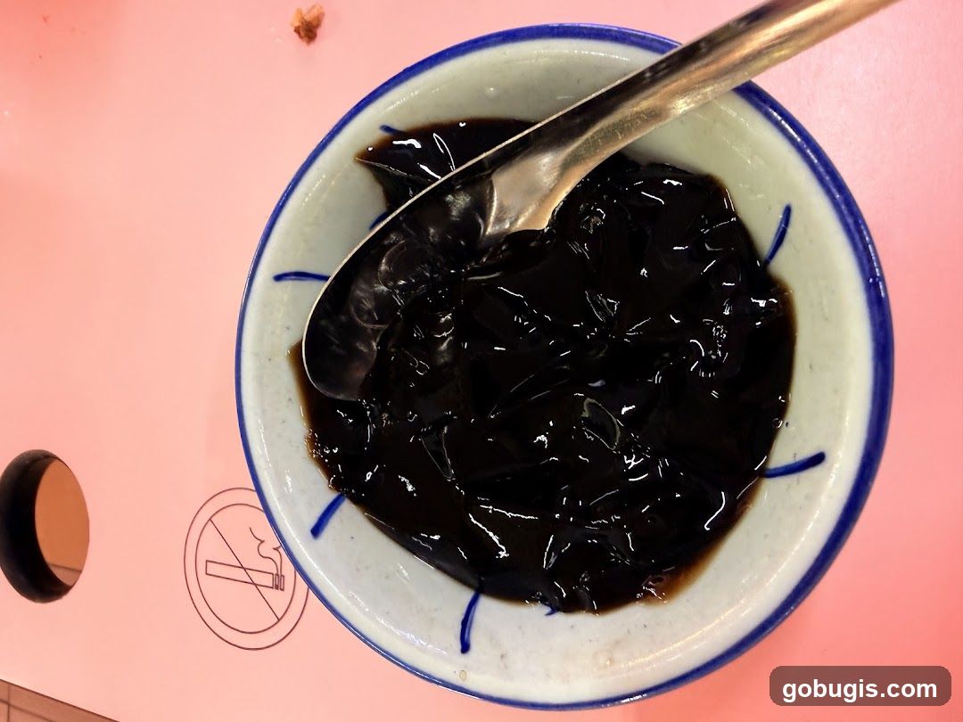 Grass Jelly Dessert