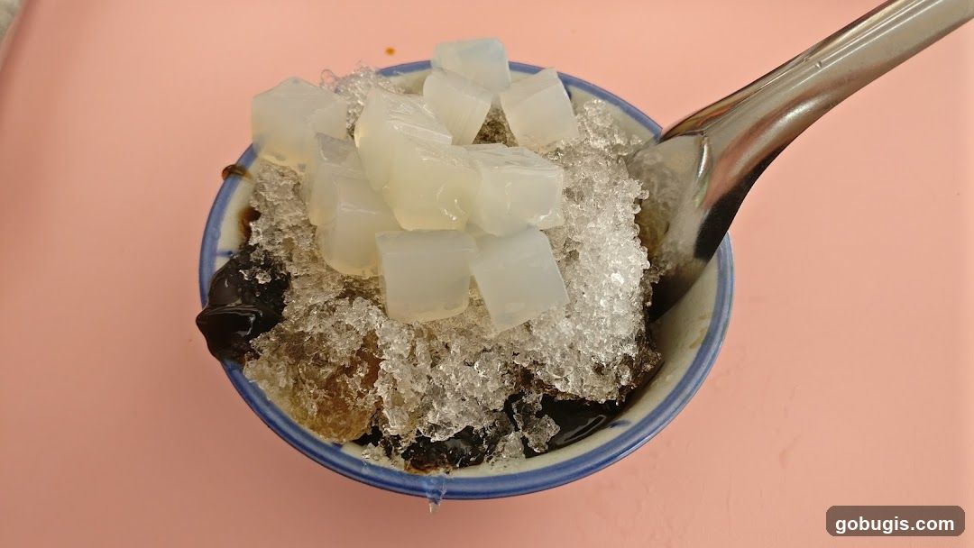 Grass Jelly Dessert