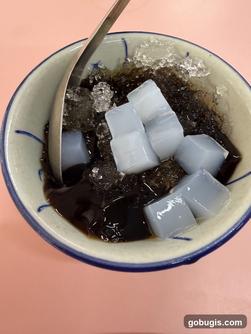 Grass Jelly Dessert
