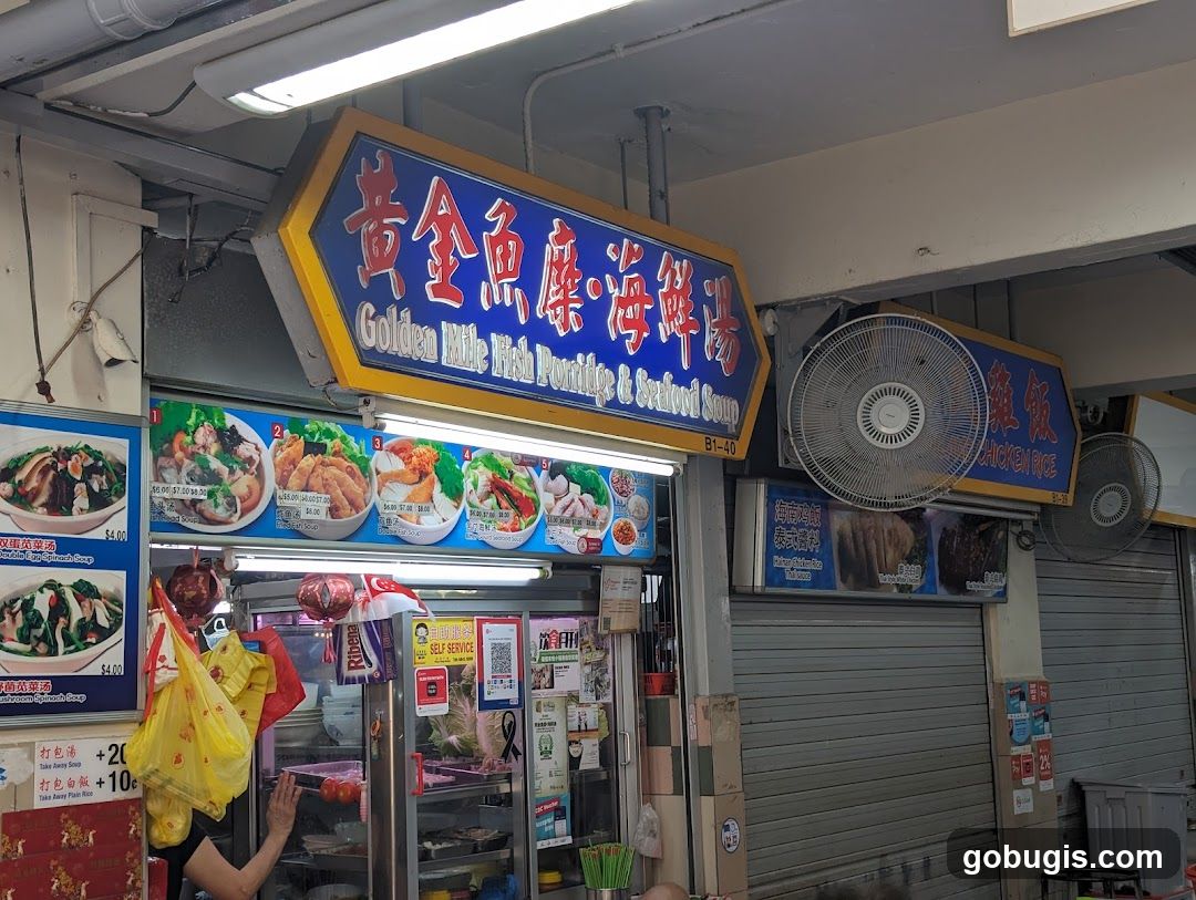 Food Stall with Menu Displays