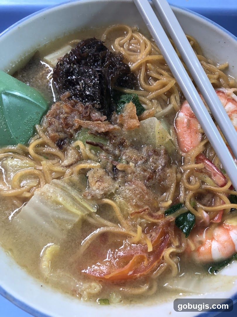 Noodle Soup with Shrimp