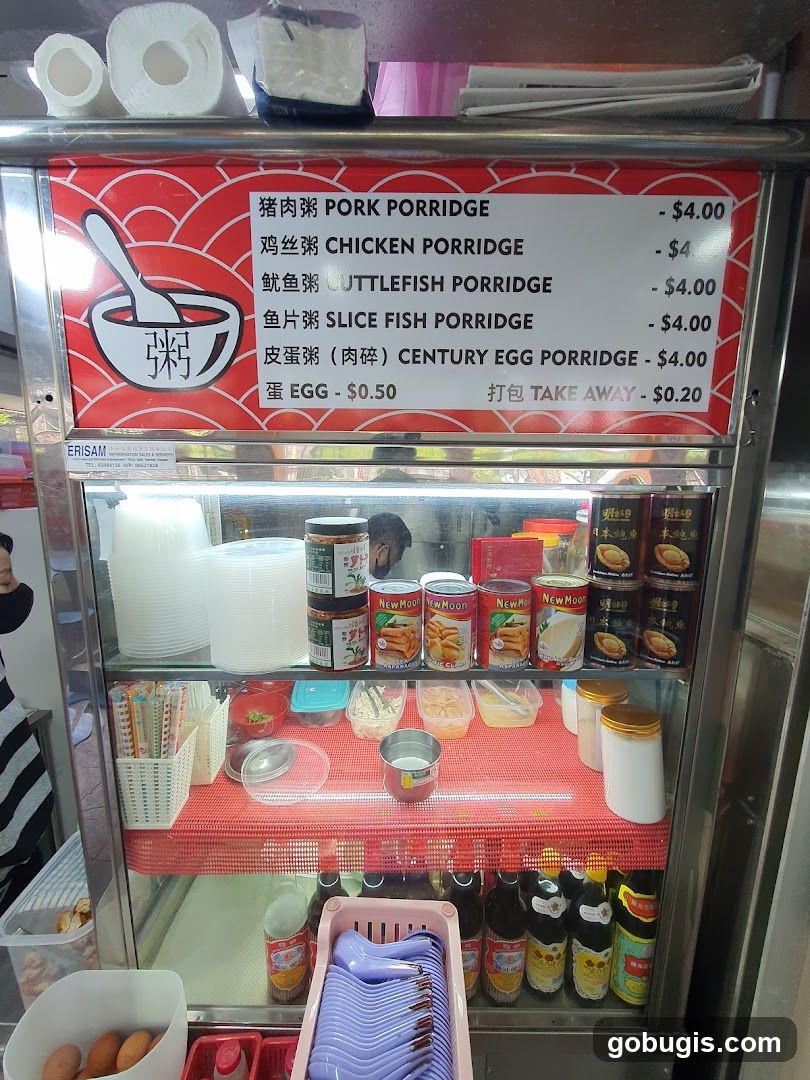 Porridge Menu