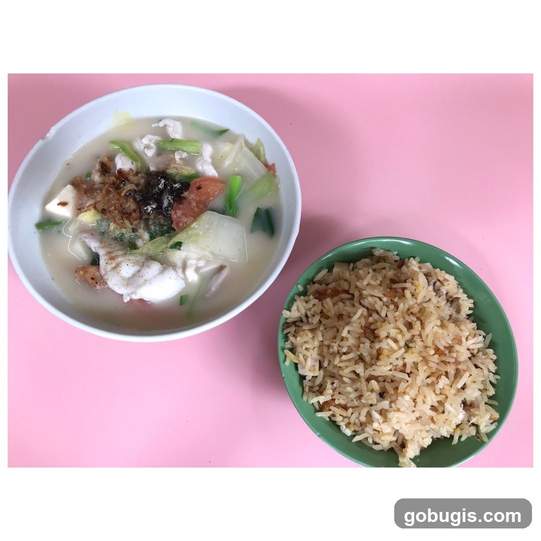 Fish Soup and Fried Rice