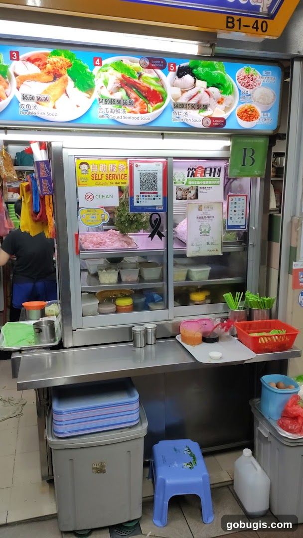 Food Stall Menu and Display