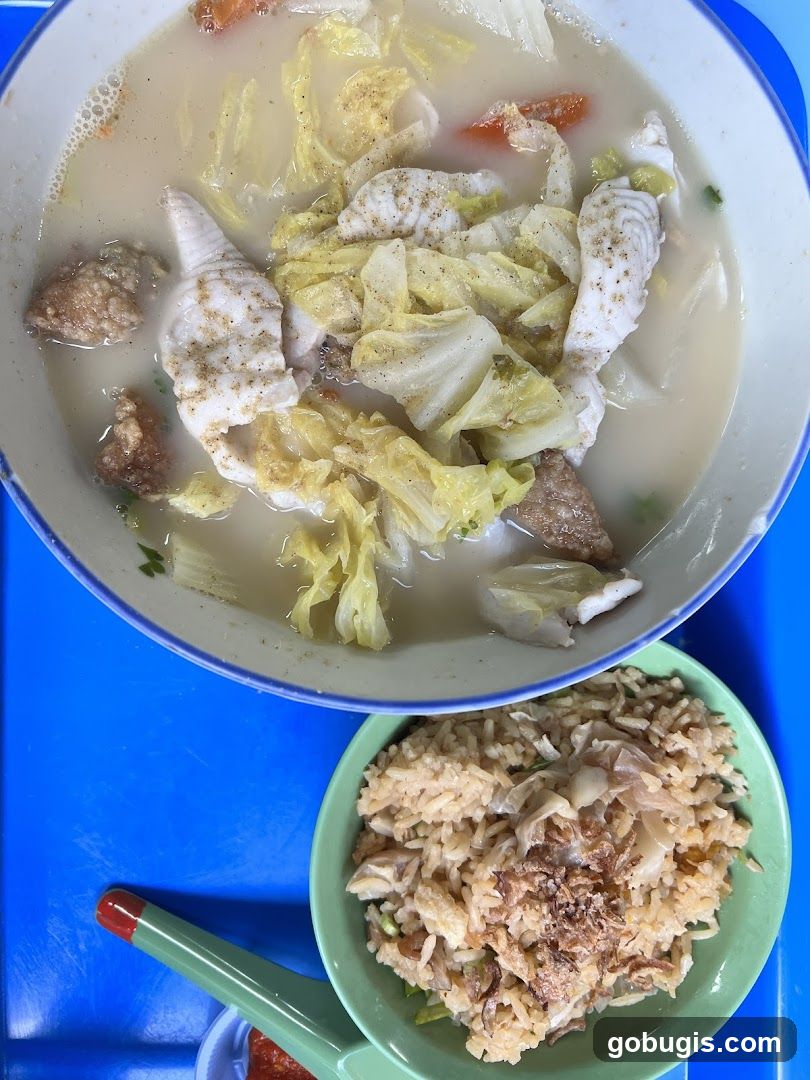 Fish Soup and Fried Rice
