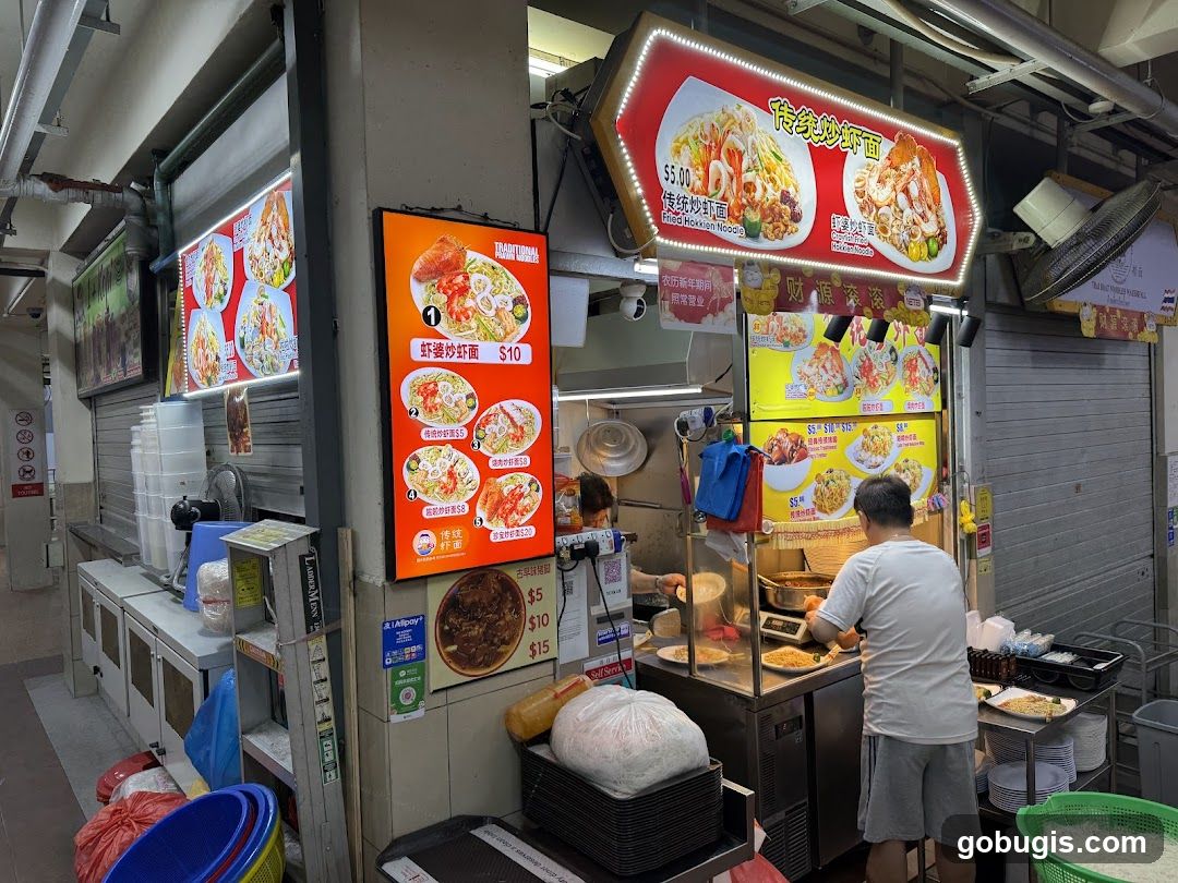 Food Stall with Menu Displays