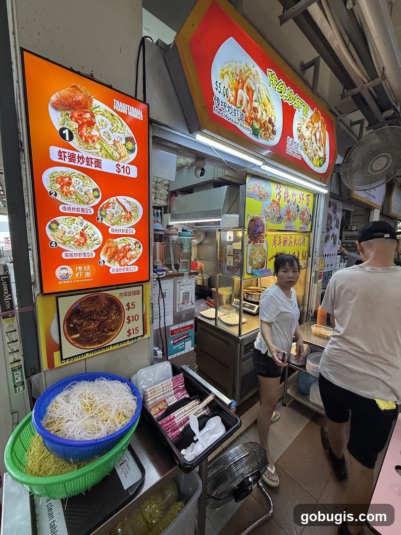 Food Stall with Menu