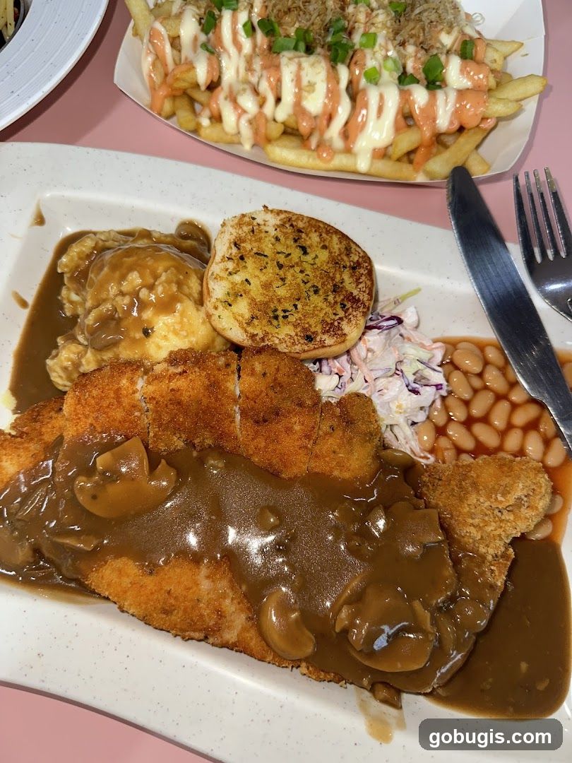 Chicken Chop with Fries
