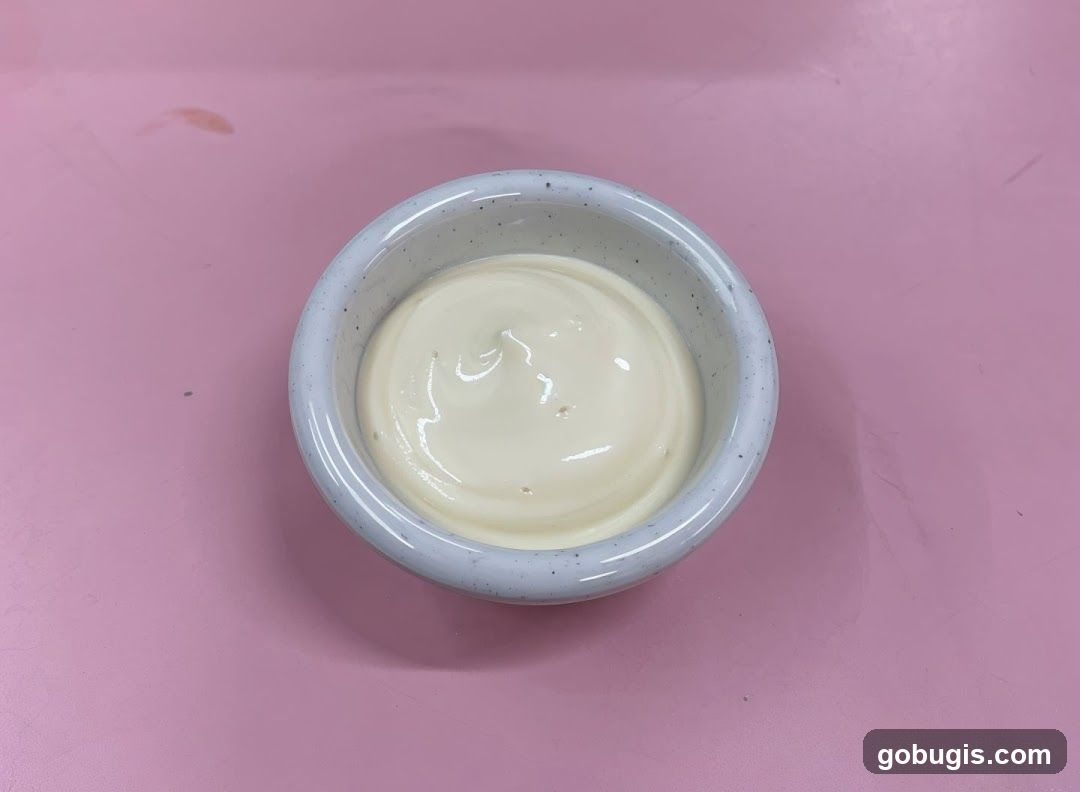 Mayonnaise in a Bowl