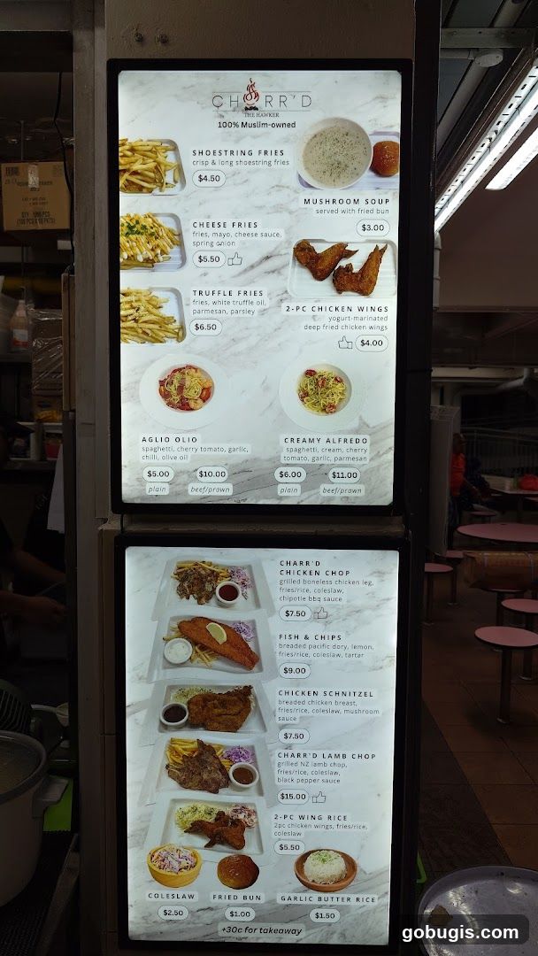 CHORR'D THE HAWKER Menu