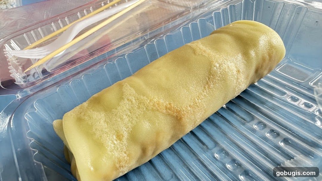 Rolled Crepe in Container