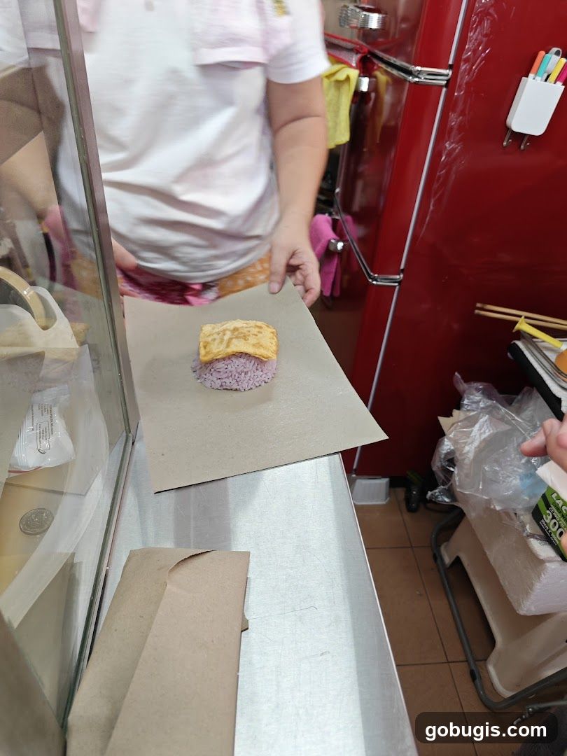 Food being served