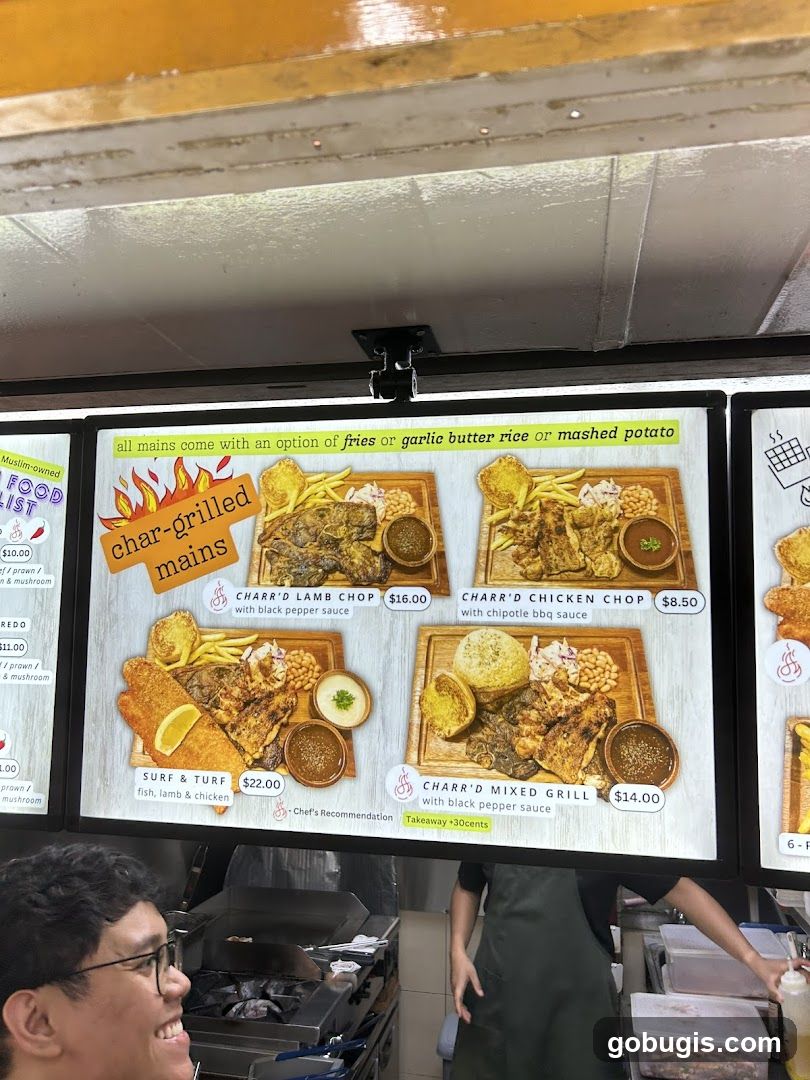 Char-grilled Mains