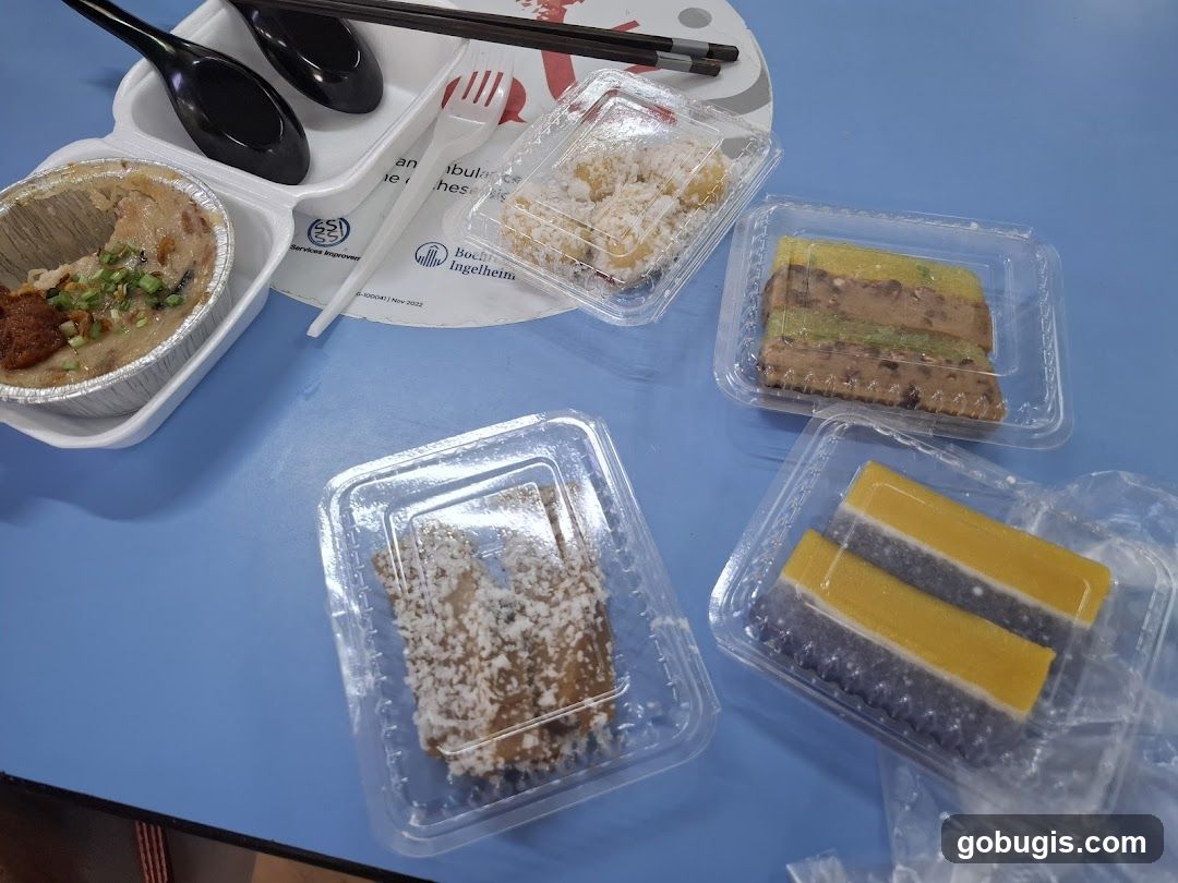 Assortment of Desserts and Savory Dish