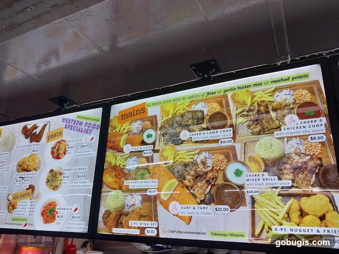 Western Food Specialist Menu
