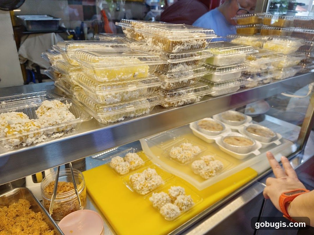 Desserts in plastic containers