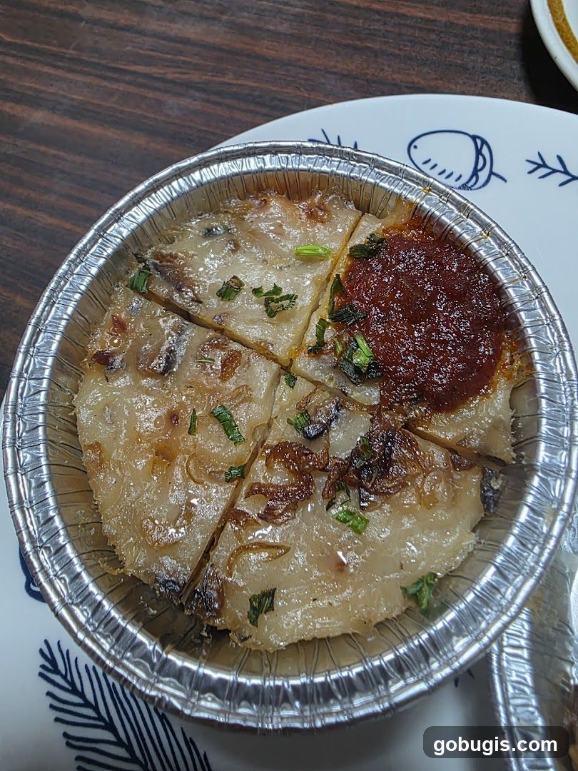 Radish Cake with Chili Sauce