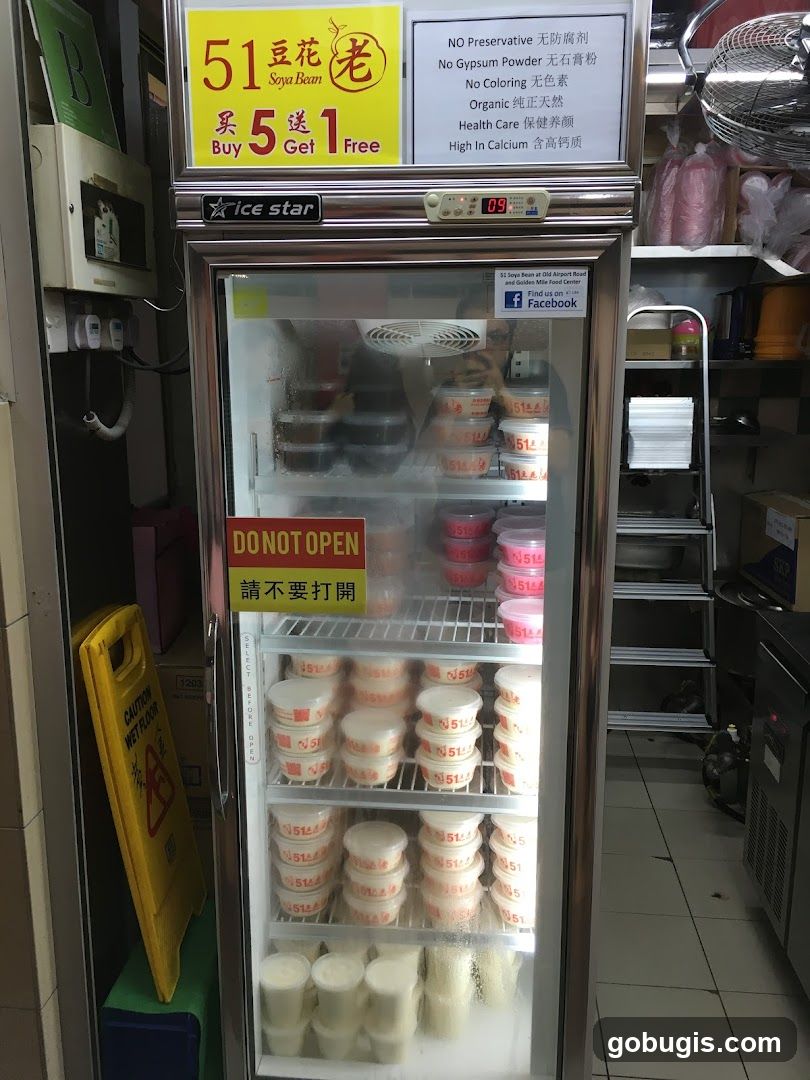 Soya Bean Products in Refrigerator