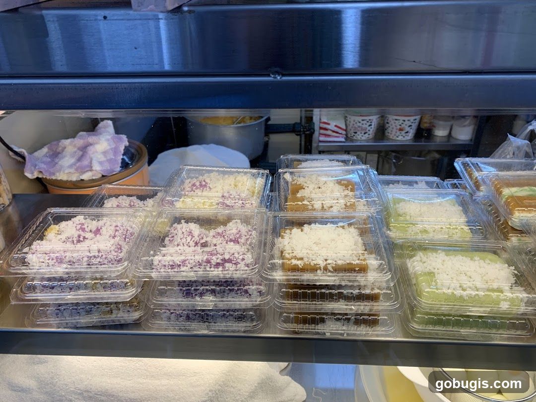 Desserts in plastic containers