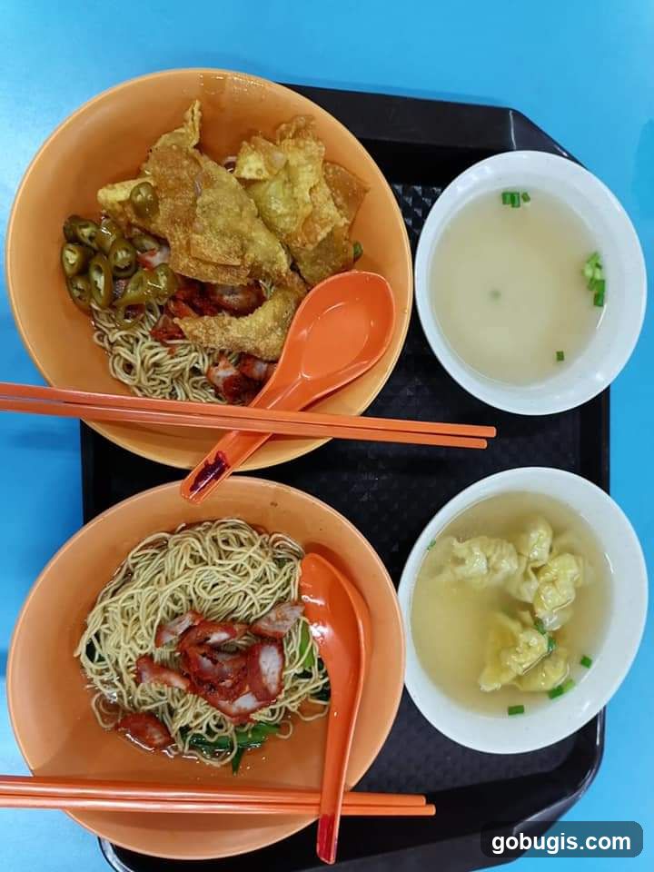 Noodles with Char Siu and Wontons