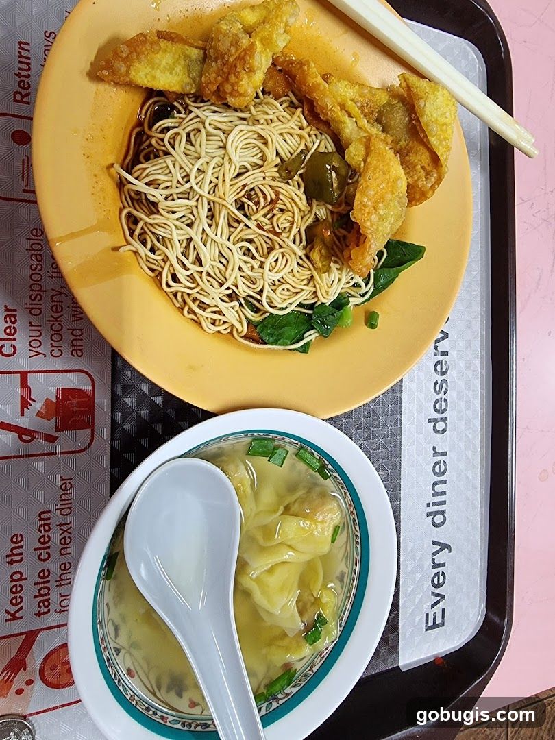 Noodles and Wontons