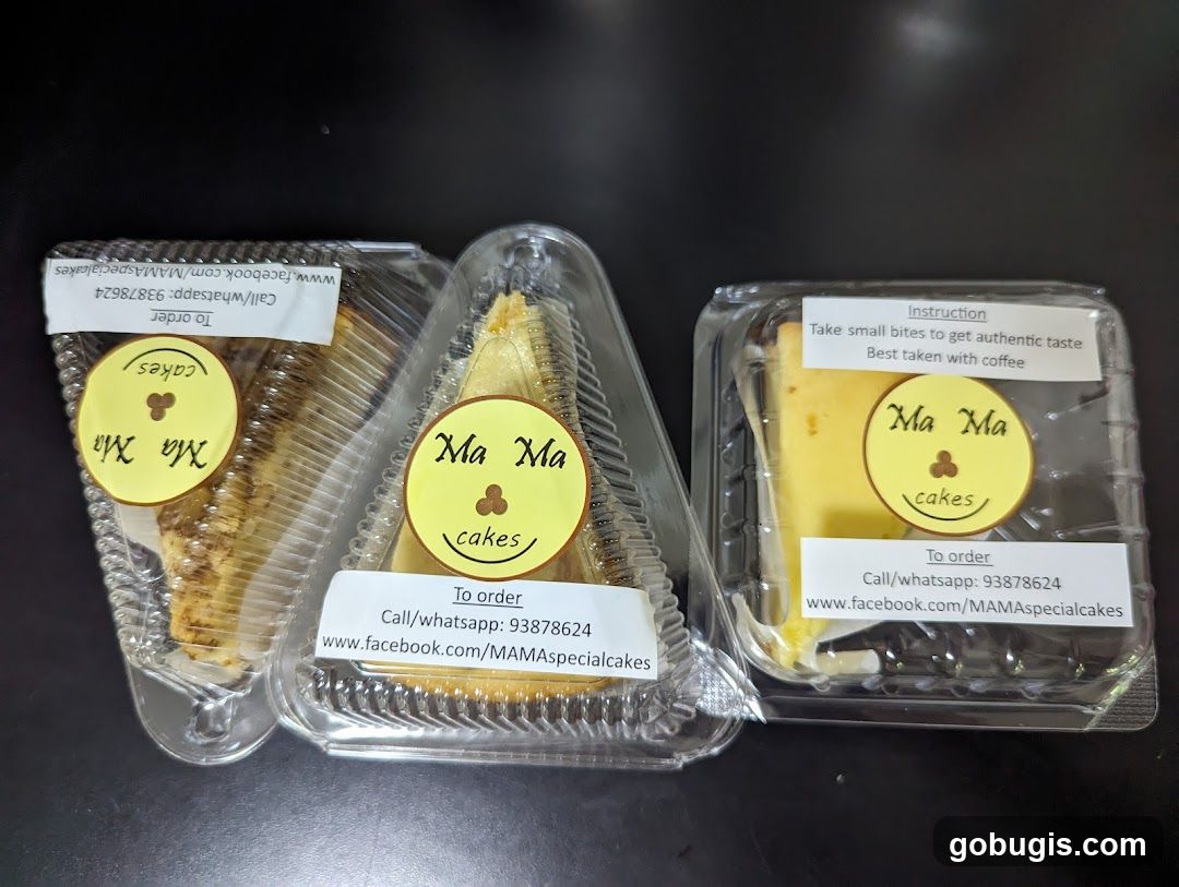 Cakes in packaging