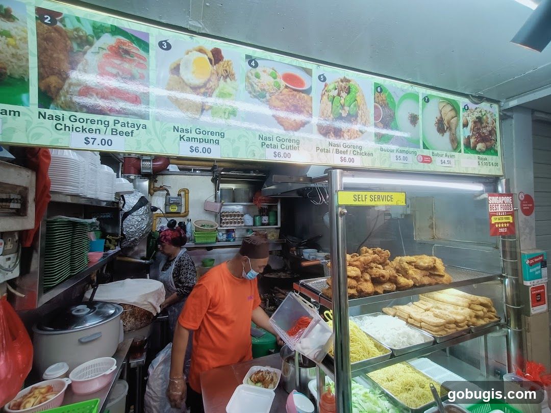 Food Stall Menu and Display