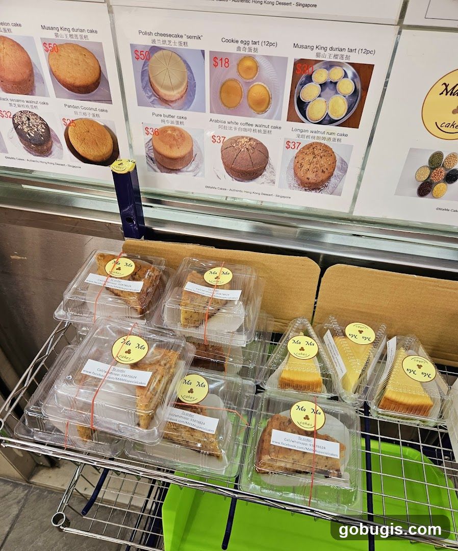 Cakes and Tarts Display