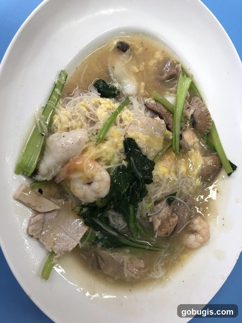 Seafood and Pork Noodles