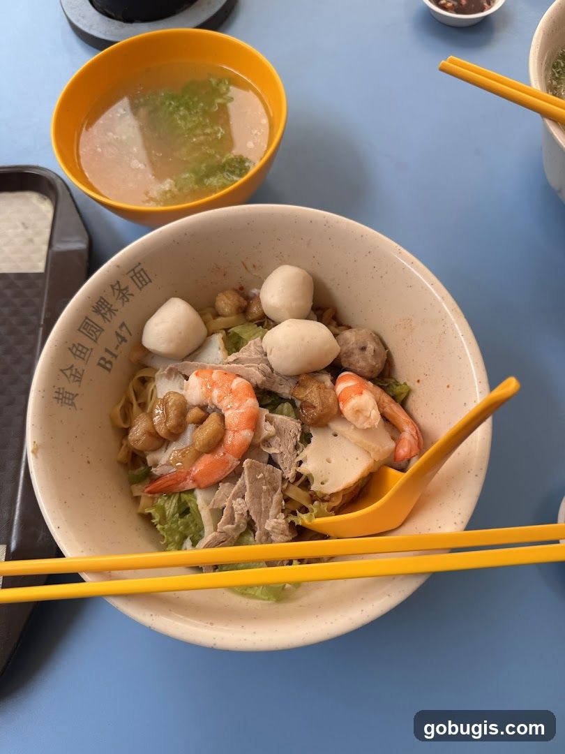 Noodles with Shrimp and Meat