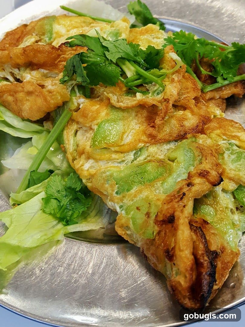 Omelette with vegetables