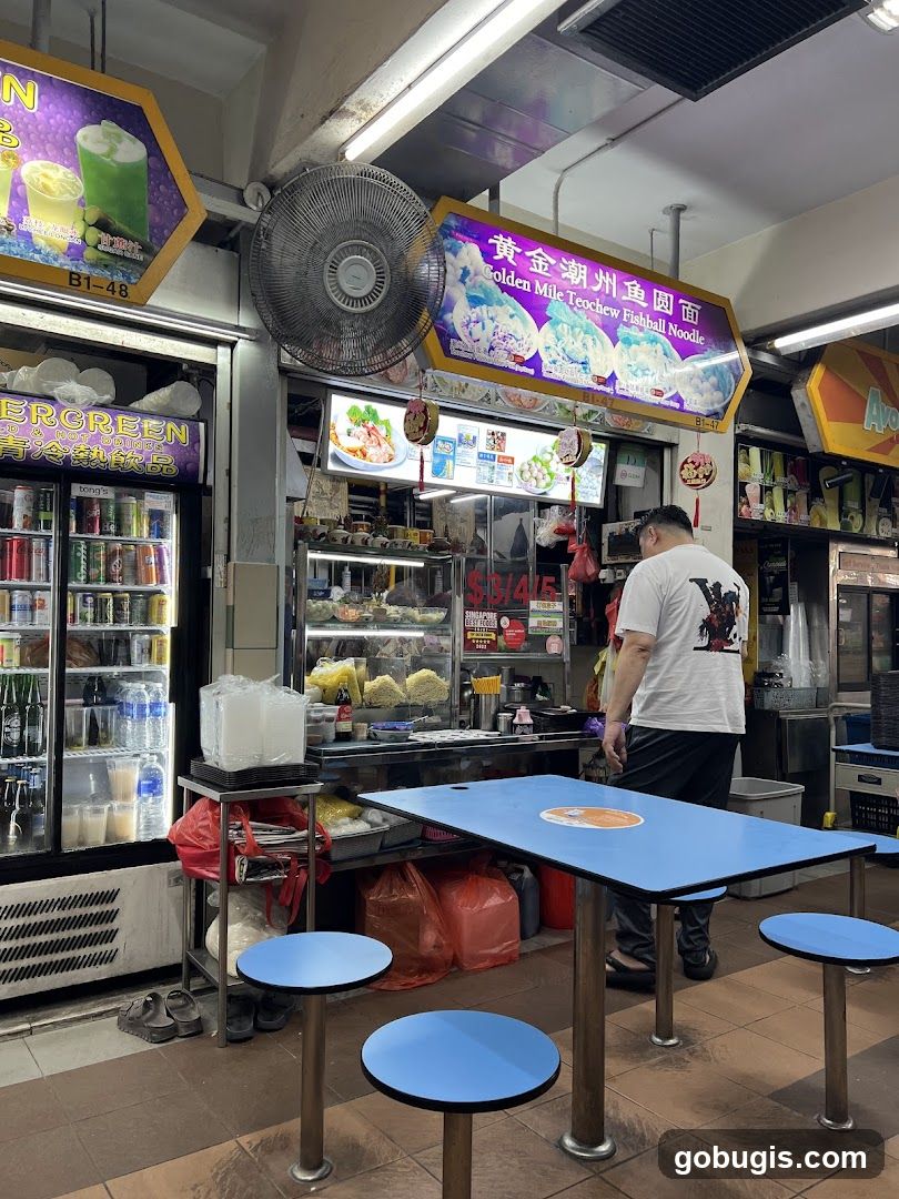Food Stall with Seating
