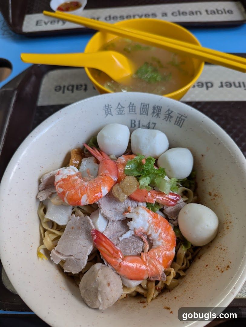 Noodles with Shrimp and Pork