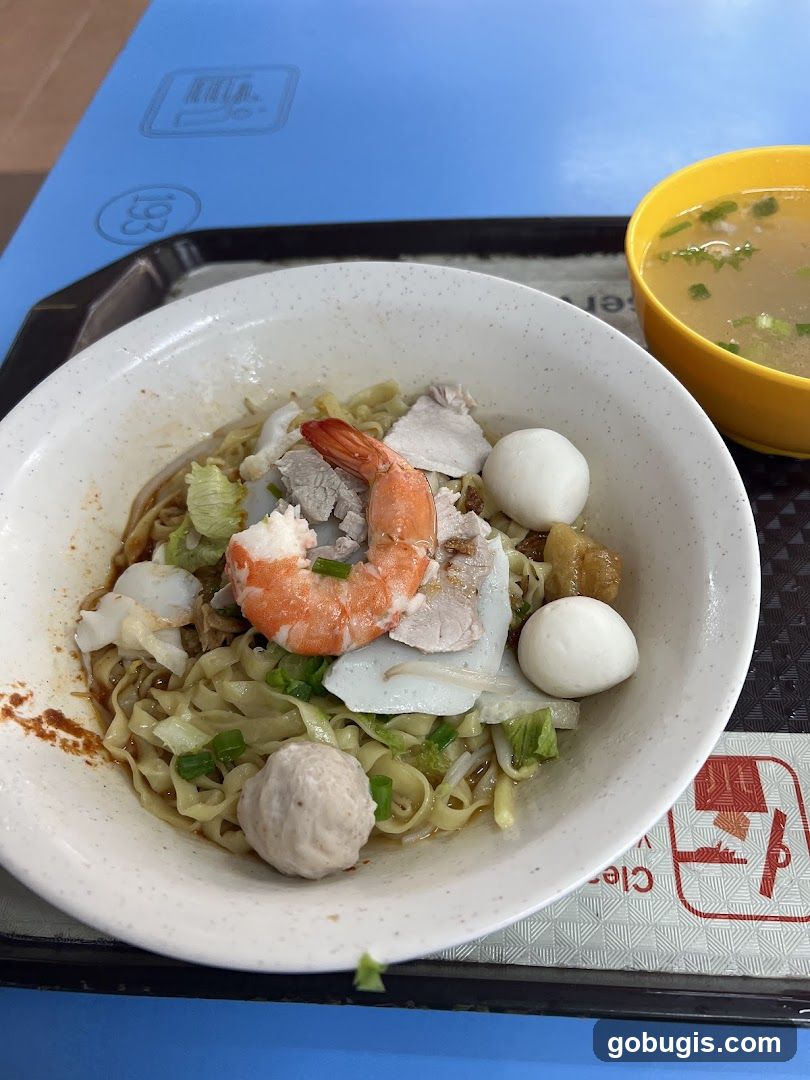 Noodles with Shrimp and Fish Balls