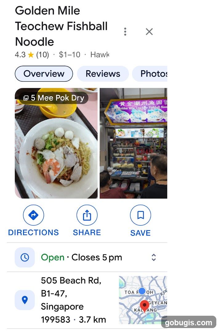 Golden Mile Teochew Fishball Noodle
