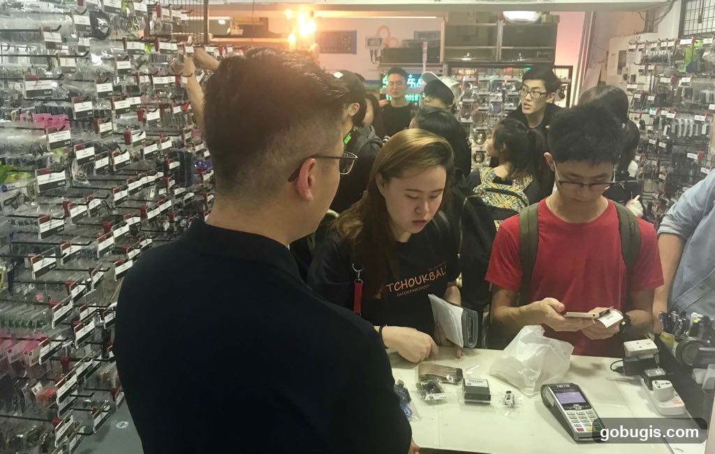 Customers browsing in a store