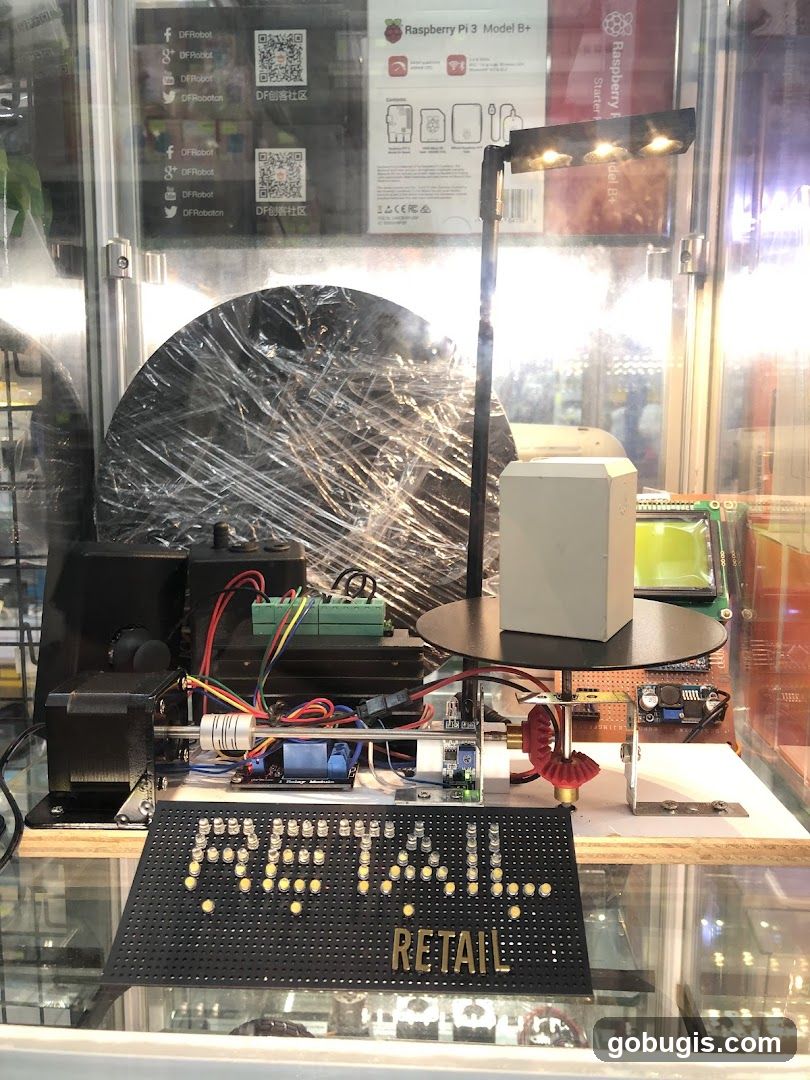 Electronic Components Display