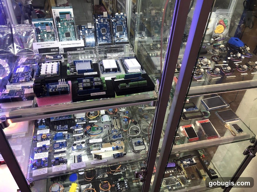 Electronic Components Display