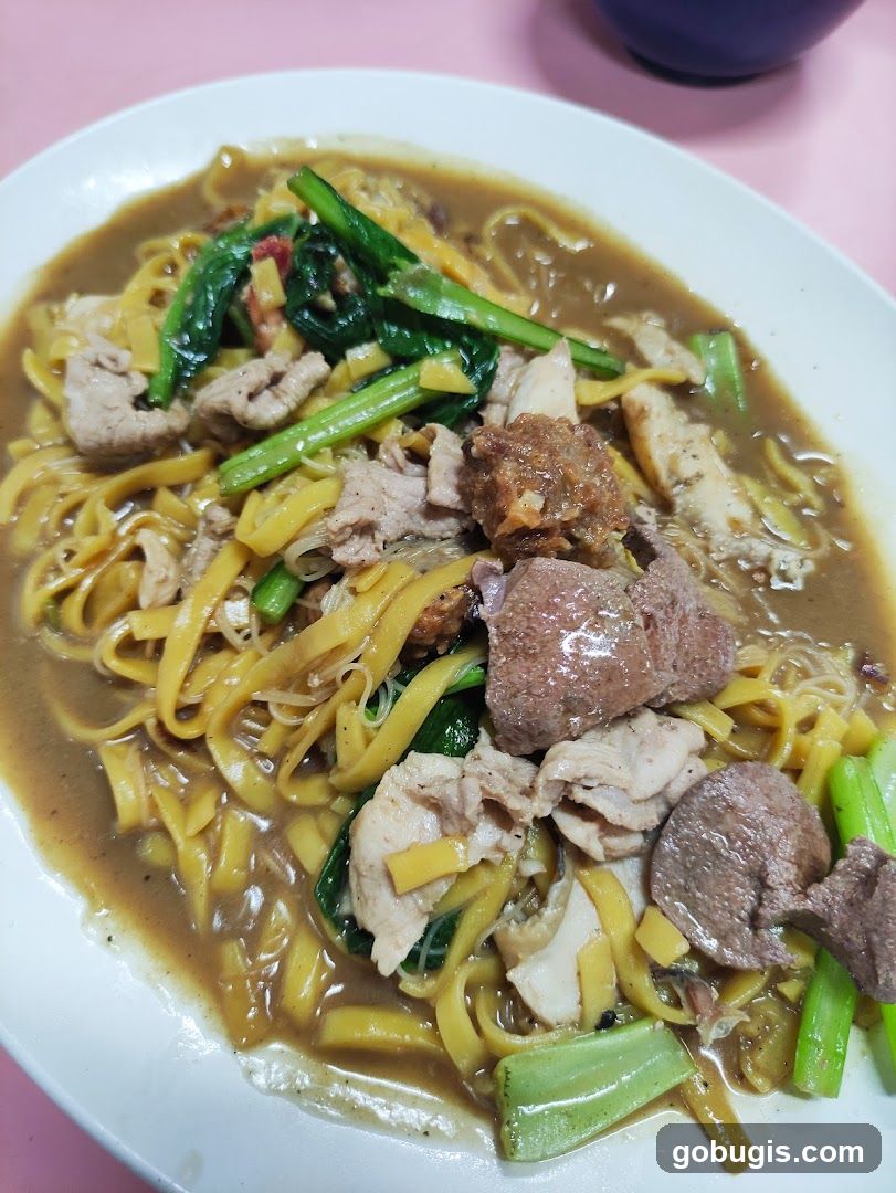 Noodles with Meat and Vegetables