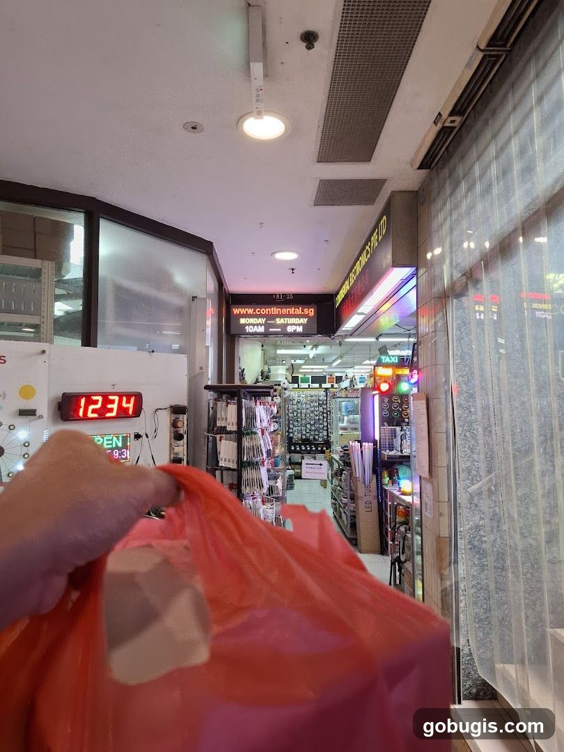 Electronics Store Interior