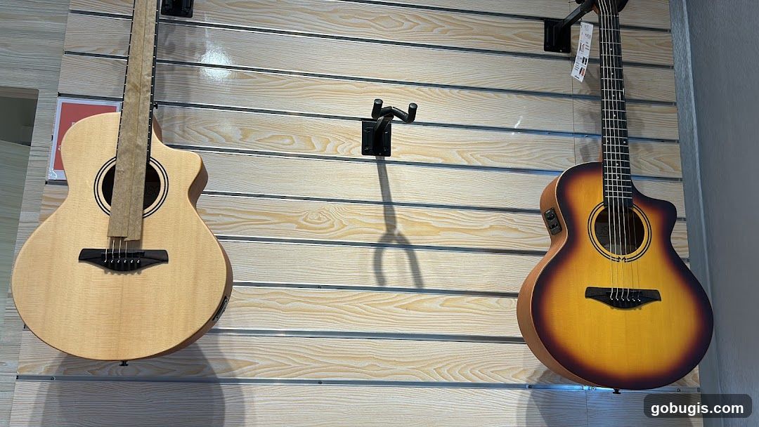 Guitars on Display