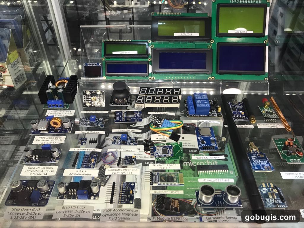 Electronic Components Display
