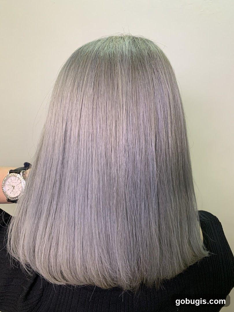Woman's Grey Hair