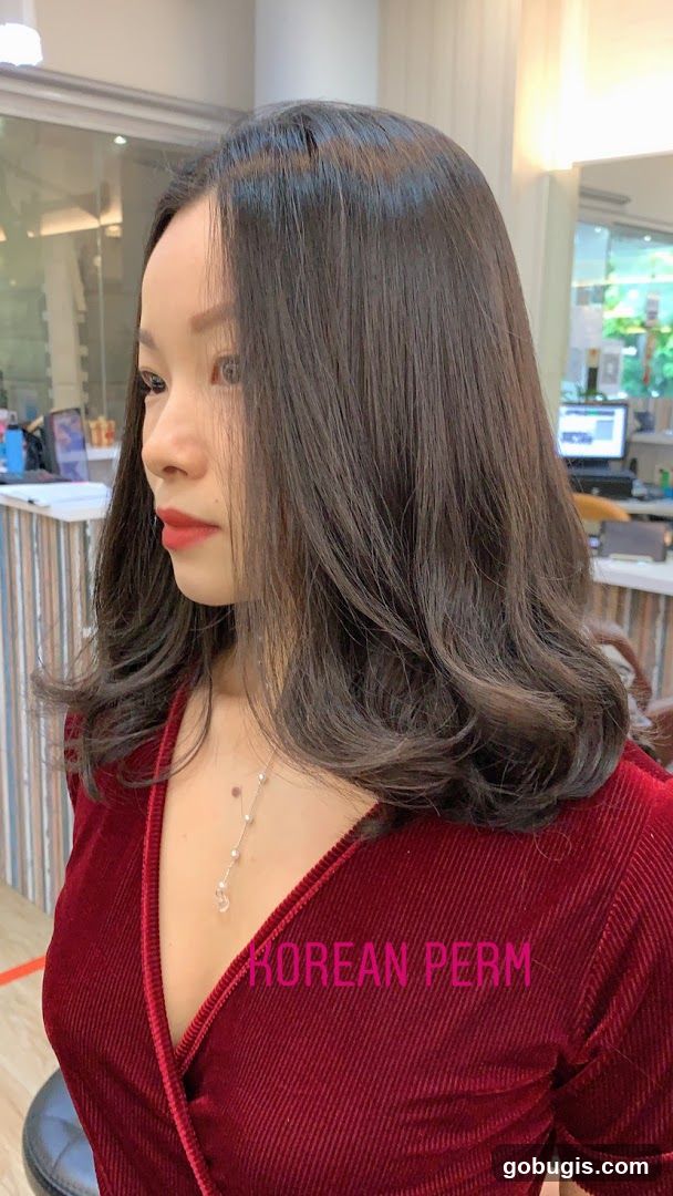 Woman with a Korean Perm