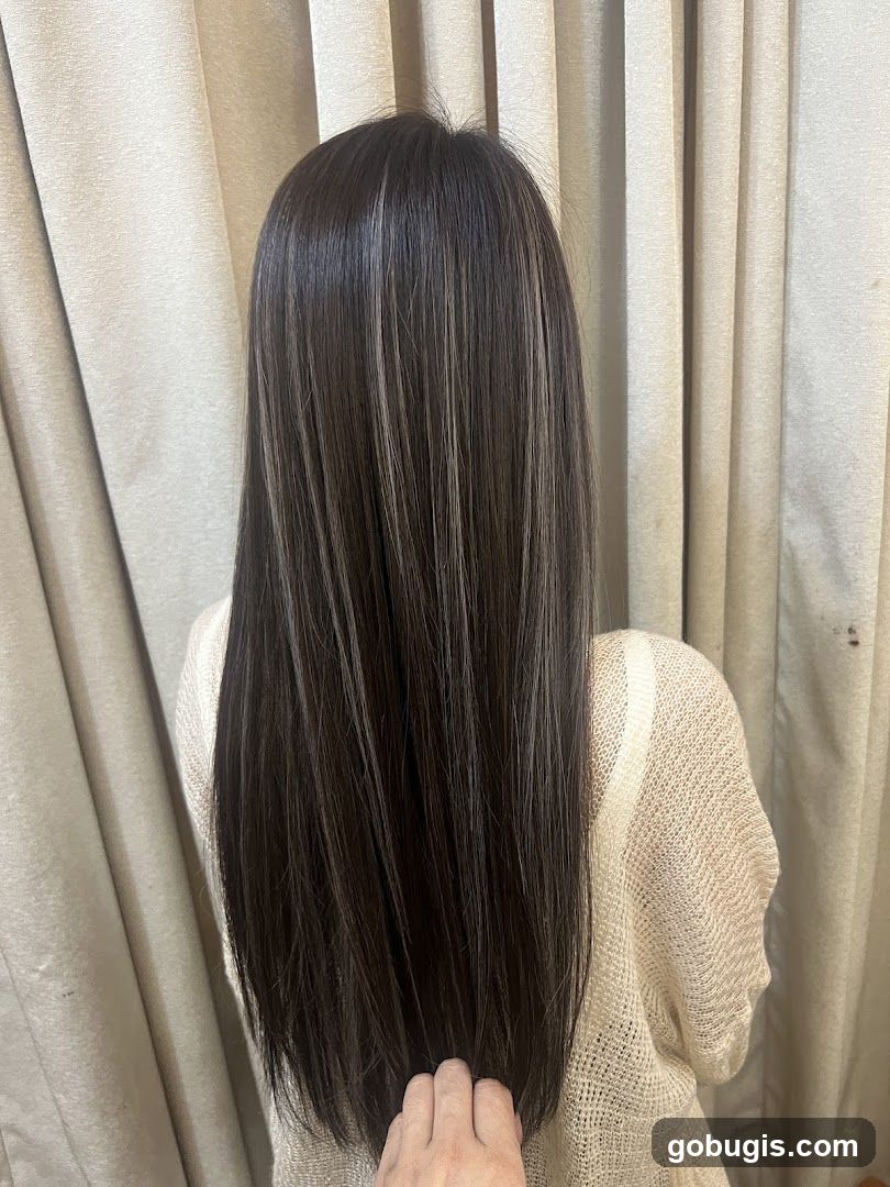 Woman's Hair with Highlights